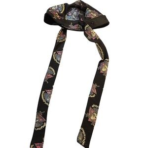 Disney Pirates of the Caribbean Youth Skull Bandana Hat Disneyland Resort Black